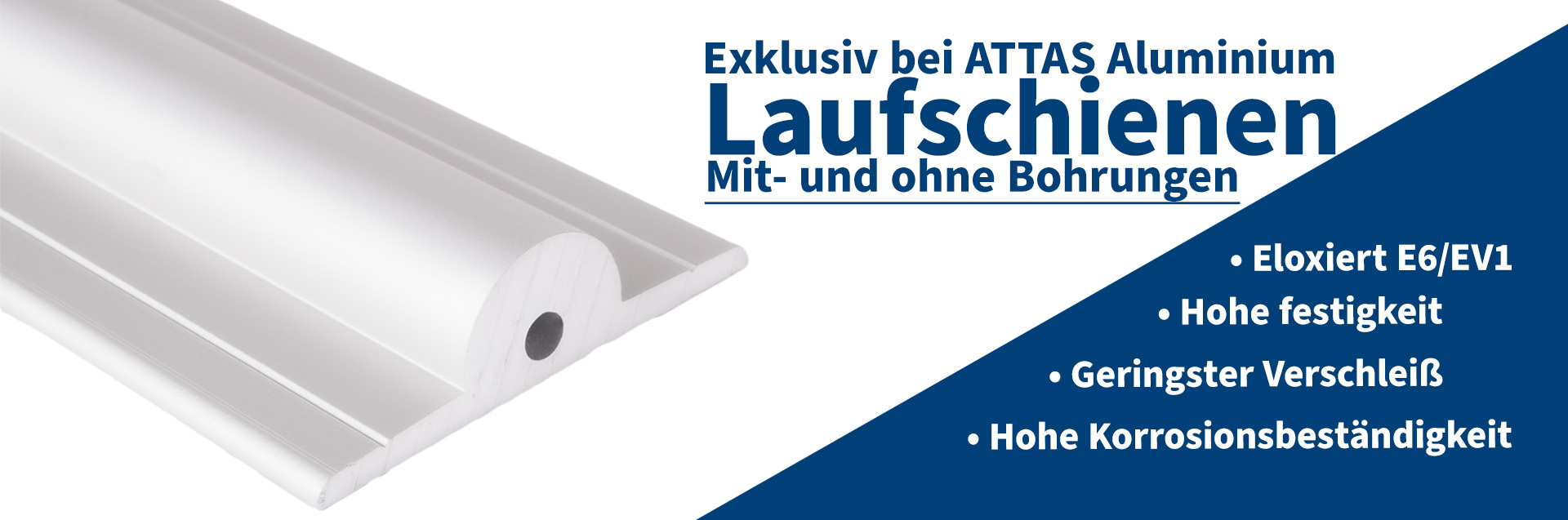 Bodenlaufschiene Aluminium